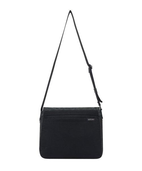 Crackwashing Mini Cross Bag Black