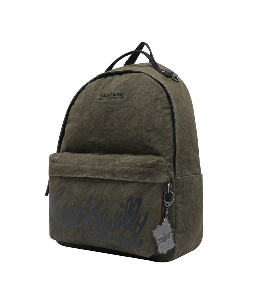 Crackwashing Daily Backpack Khaki
