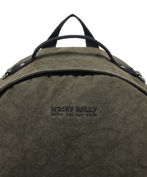 Crackwashing Daily Backpack Khaki
