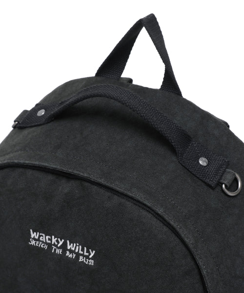 Crackwashing Daily Backpack Black