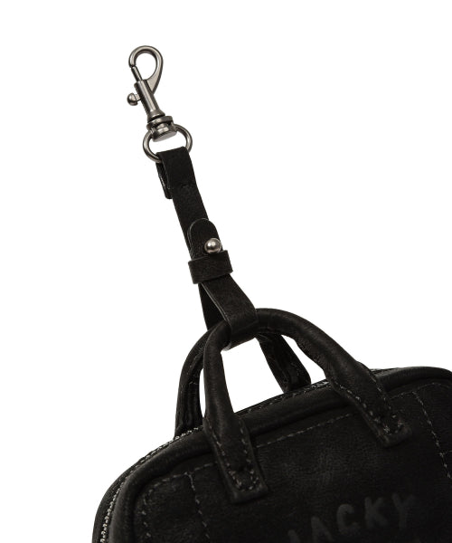 Mini Bag Keyring Black