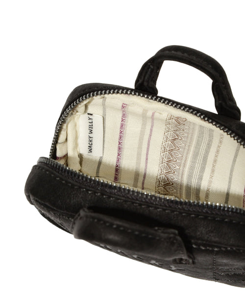 Mini Bag Keyring Black