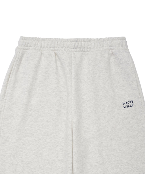 Women's Semi-Wide Sweatpants Oatmeal