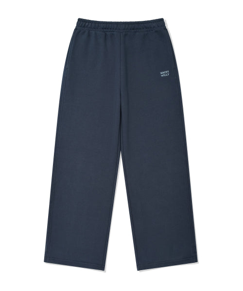 Women's Semi-Wide Sweatpants Navy