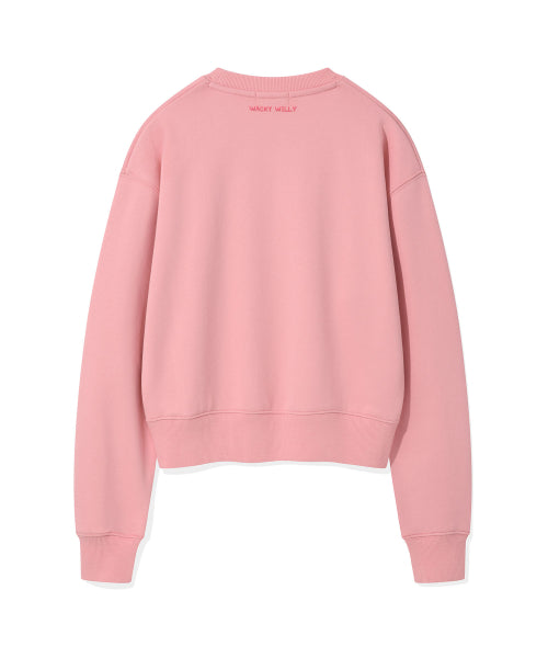 [25FW] Women's Lily and Penn Cropped Sweatshirt Pink