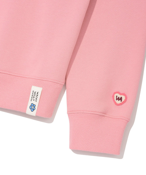[25FW] Women's Lily and Penn Cropped Sweatshirt Pink