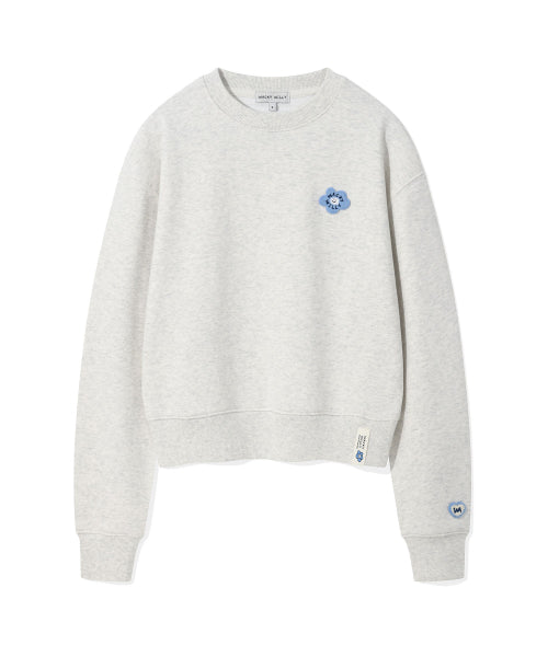 [25FW] Women's Lily and Penn Cropped Sweatshirt Oatmeal