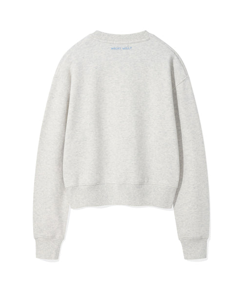 [25FW] Women's Lily and Penn Cropped Sweatshirt Oatmeal