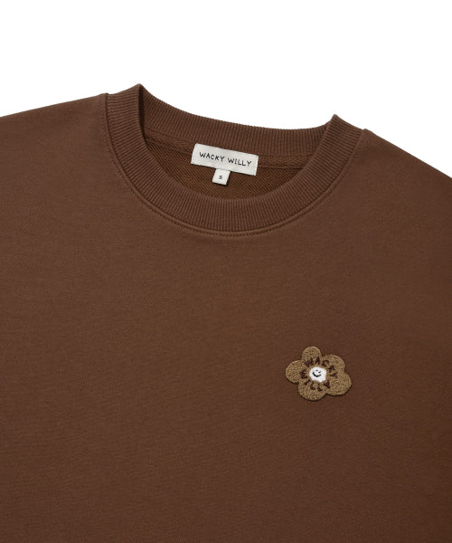 [25FW] Women's Lily and Penn Cropped Sweatshirt Brown