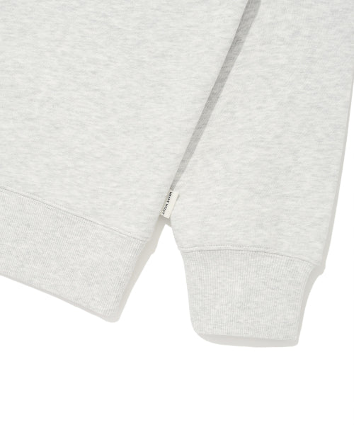 [25FW] Women's Big Lily Graphic Sweatshirt Light Gray