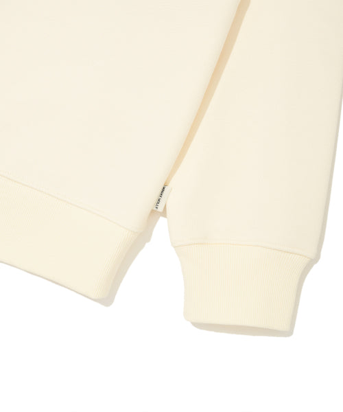 [25FW] Women's Big Lily Graphic Sweatshirt Cream