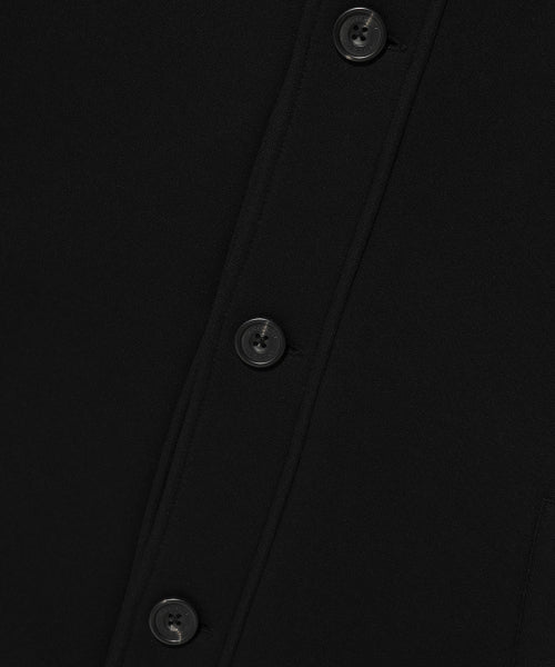 [25FW] Hooded button cardigan black