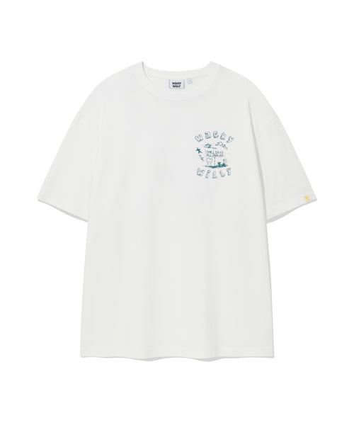 Drawing Graphic Short-sleeved T-shirt (2 colors)