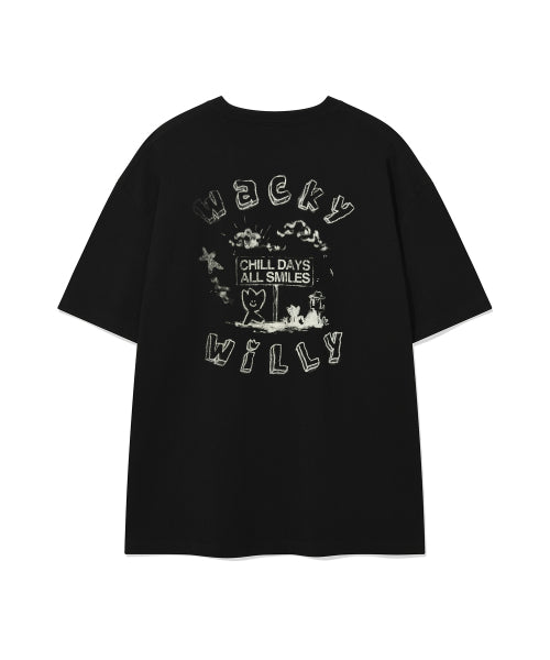 Drawing Graphic Short-sleeved T-shirt (2 colors)
