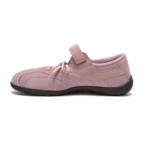 Romari Suede Lace-Up Sneakers Cocoa Mob Pink FLOTFA3W60