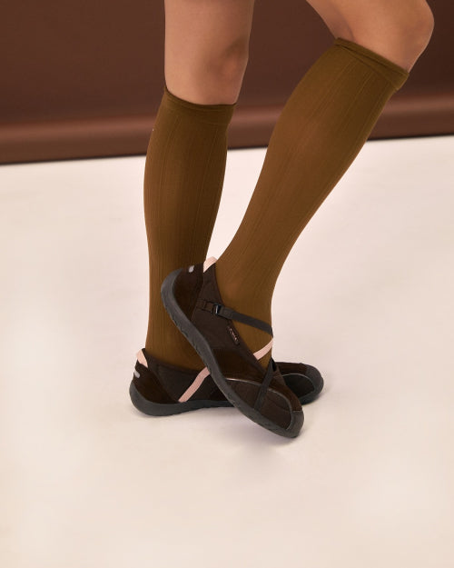 Romari Suede Bendable Flat Merry-Jane Cocoa Mob Brown FLOTFA3W59