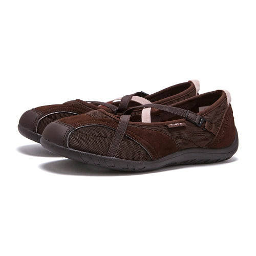 Romari Suede Bendable Flat Merry-Jane Cocoa Mob Brown FLOTFA3W59