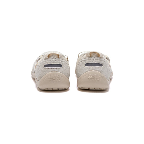 Romari Suede Bendable Flat Snickers Ivory FLOTFA3W57