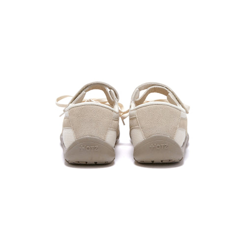 Romari Suede Lace-Up Sneakers Ivory FLOTFA3W42