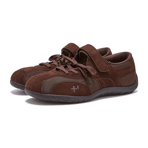 Romari Suede Lace-Up Sneakers Cocoa Mob Brown FLOTFA3W41
