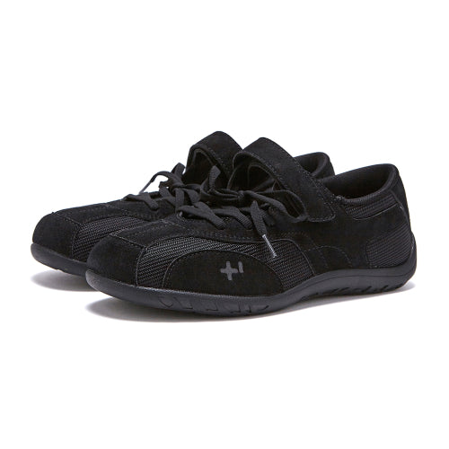 Romari Suede Lace-Up Sneakers Black FLOTFA3W40