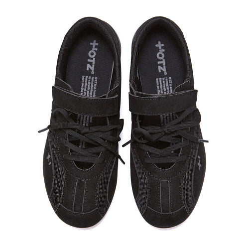 Romari Suede Lace-Up Sneakers Black FLOTFA3W40