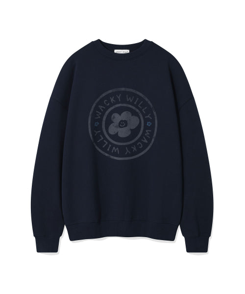 Women's Lily Circles Graphic Sweatshirt Navy