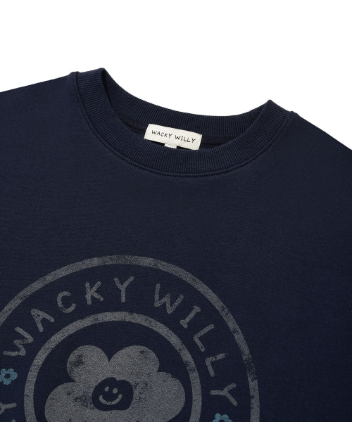 Women's Lily Circles Graphic Sweatshirt Navy
