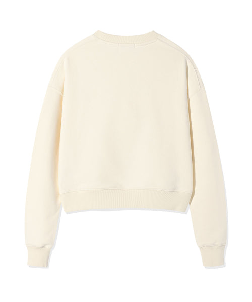 Women's Big Lily Graphic Crop Sweatshirt (3 colors)
