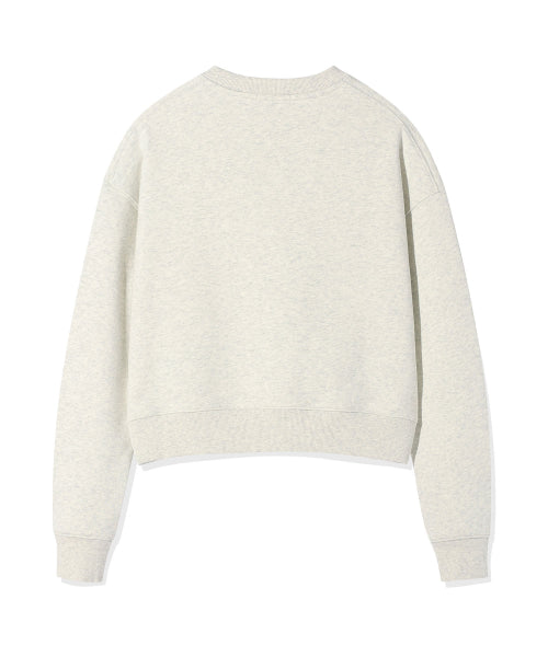 Women's Big Lily Graphic Crop Sweatshirt (3 colors)