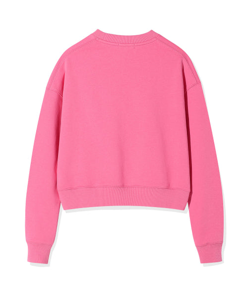 Women's Big Lily Graphic Crop Sweatshirt (3 colors)