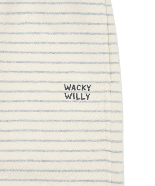 Women's Stripe Sweatpants Cream