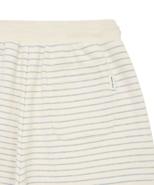 Women's Stripe Sweatpants Cream