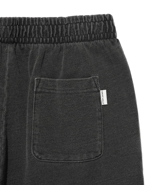 Women's jersey denim washed cargo pants gray