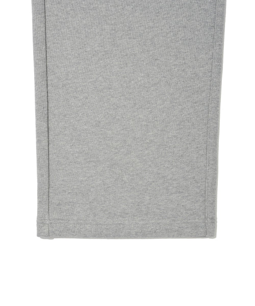One-tuck wide sweat pants gray