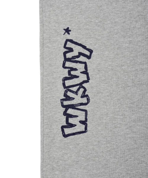 Graphic Sweat Pants Gray