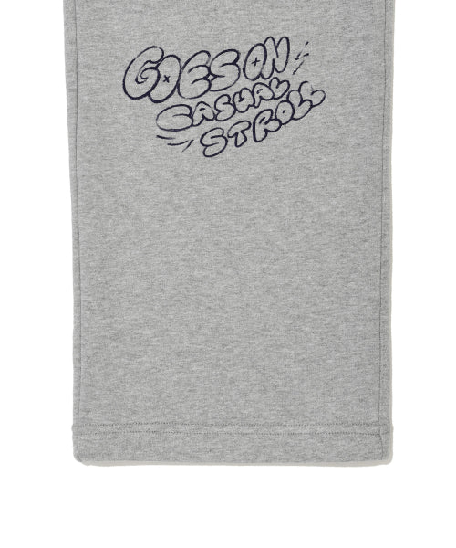 Graphic Sweat Pants Gray