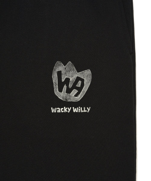 Graphic Sweat Pants Black