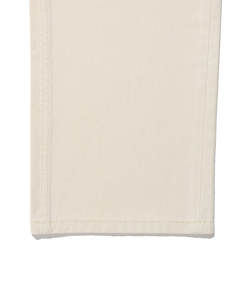 Basic denim pants Ecru
