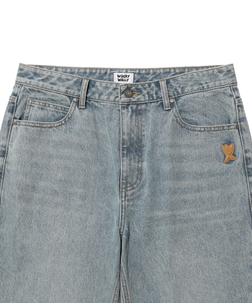 Basic denim pants blue