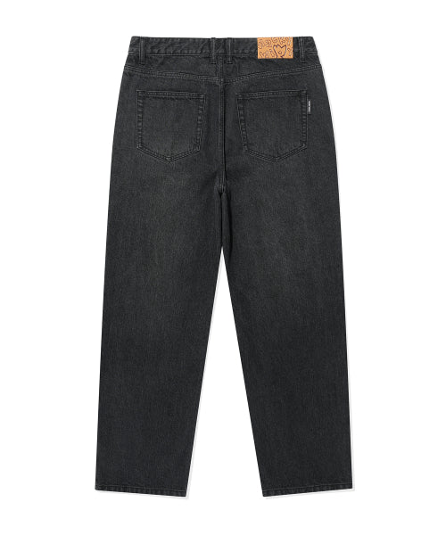 Basic denim pants black