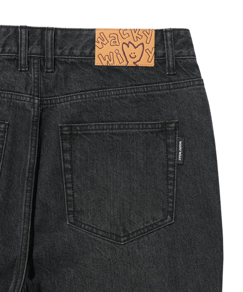 Basic denim pants black