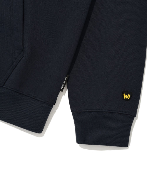 Graphic logo collar sweatshirt navy