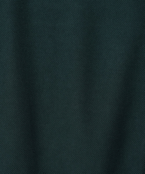 typo graphic stitch hooded sweat green