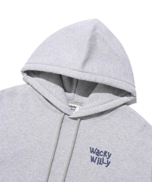 Sketch Graphic Hood Sweat Gray