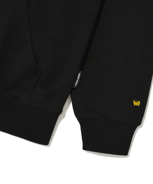 Sketch Graphic Hood Sweat Black