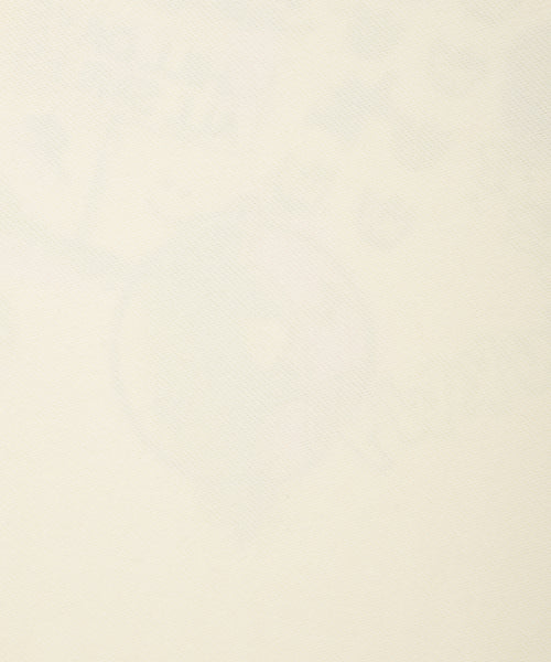 Spray graphic hood zip-up cream