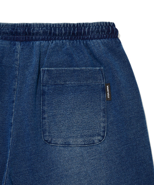 Denim like pants indigo