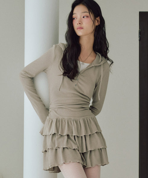 Eva Layered Tutu Dress [MOCHA]