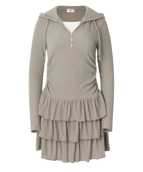 Eva Layered Tutu Dress [MOCHA]